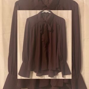 Romeo & Juliet Couture pinstriped blouse